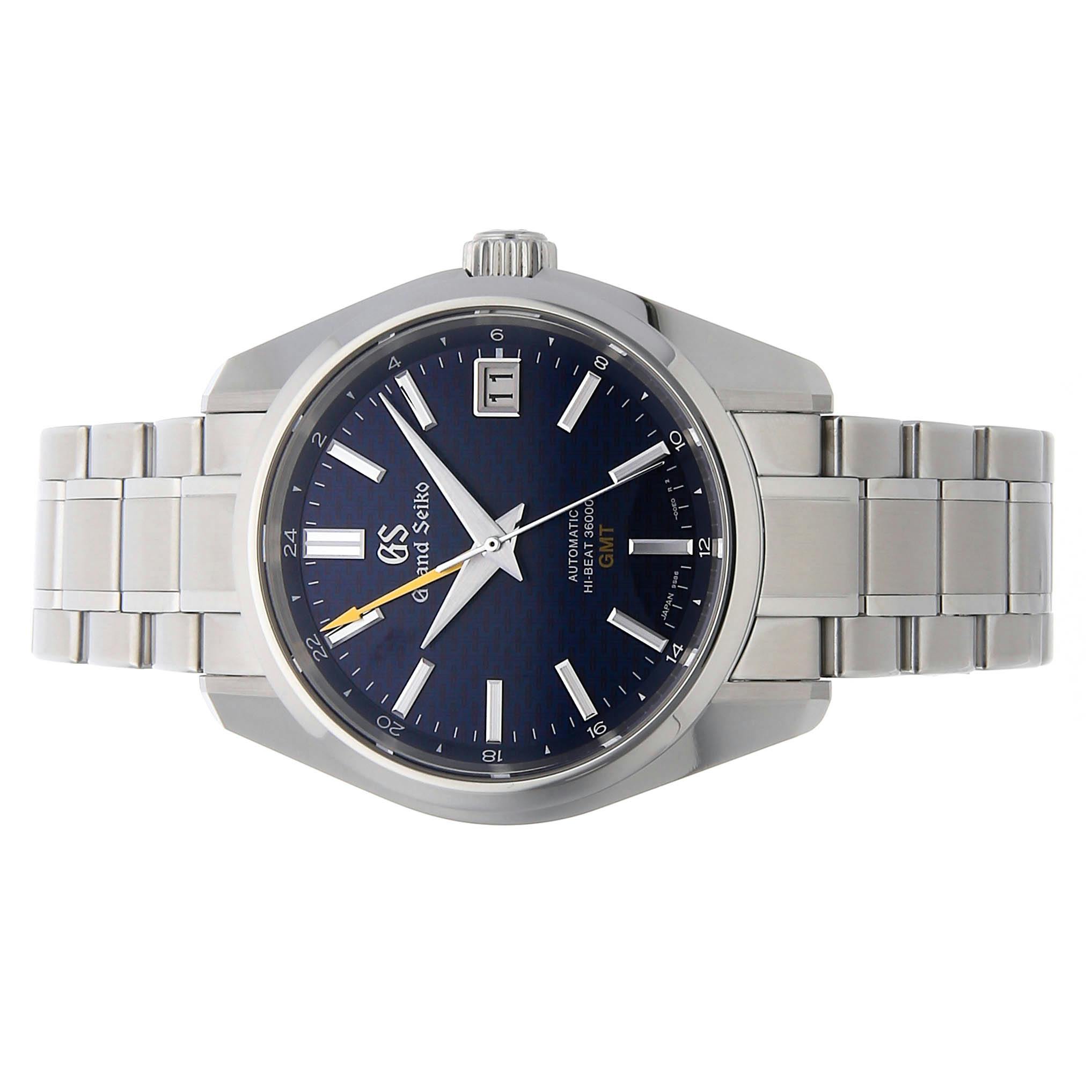 Grand Seiko Hi Beat 36 000 GMT Kasuri Limited Edition SBGJ225